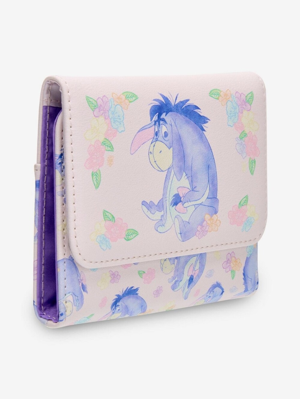 Loungefly Winnie The Pooh Eeyore Floral Mini Wallet Disney nwt - Picture 2 of 4